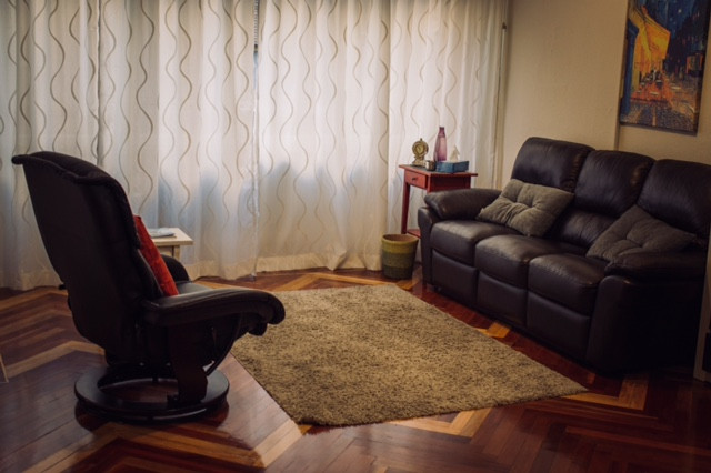 Sillón de psicoterapia.